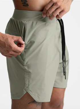 Solid Sport Casual Straight Capris纯色运动休闲直筒五分裤男士