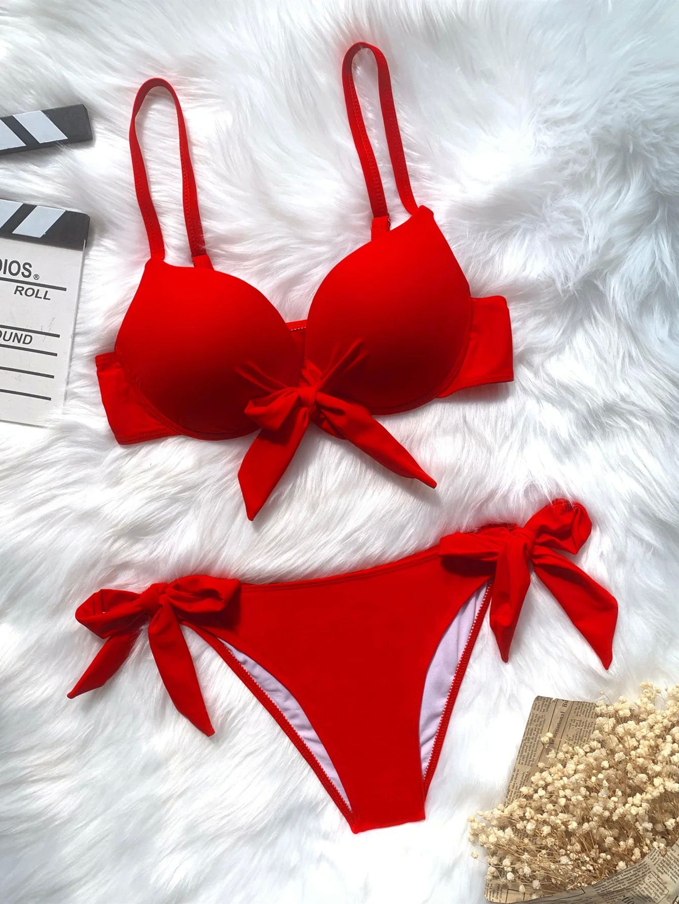 Sexy backless solid color swimsuitforwomen性感露背纯色泳衣女