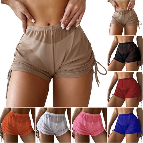 网纱抽绳短裤网纱抽绳短裤