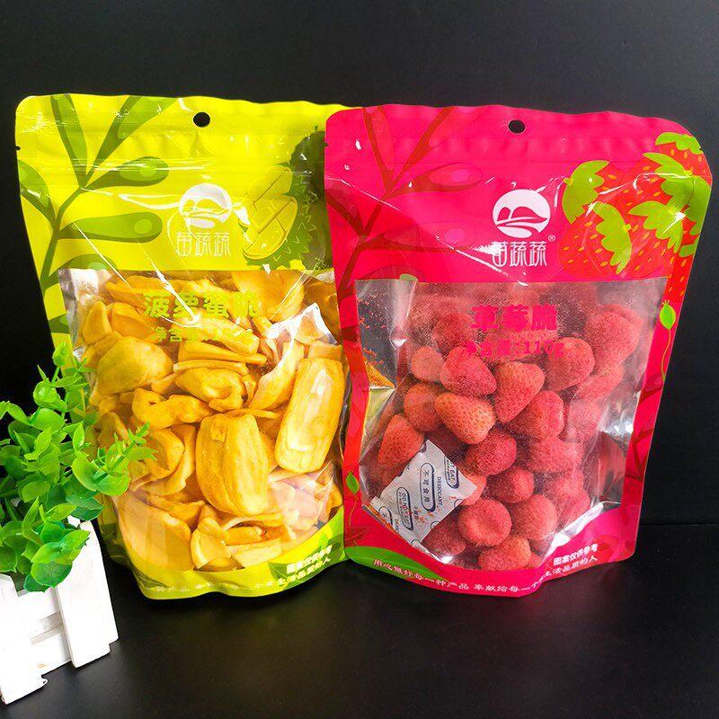苗蔬蔬菠萝蜜脆草莓脆综合果蔬干果干袋装新鲜脱水果网红零食包邮