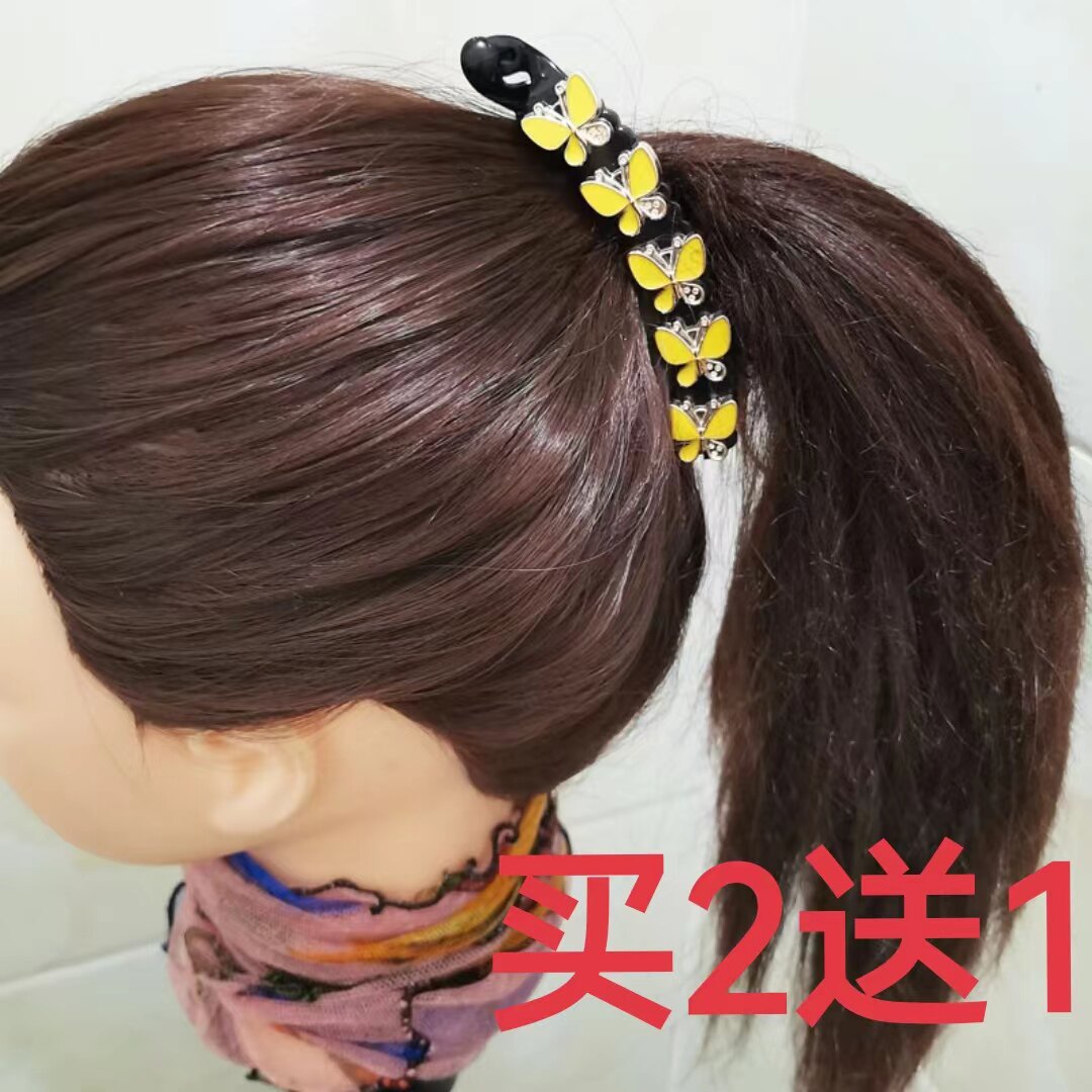 香蕉夹竖夹马尾夹气质竖卡抓夹扭夹发饰夹子发卡头饰发夹女