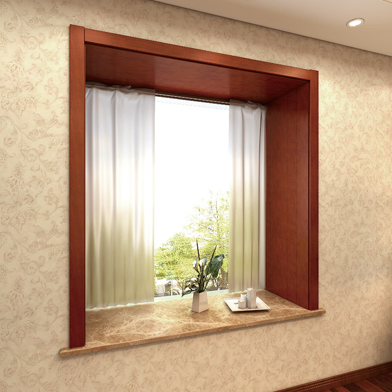 欧铂尼木门单包窗套窗户保护套家用室内简约窗套包边免漆飘窗套