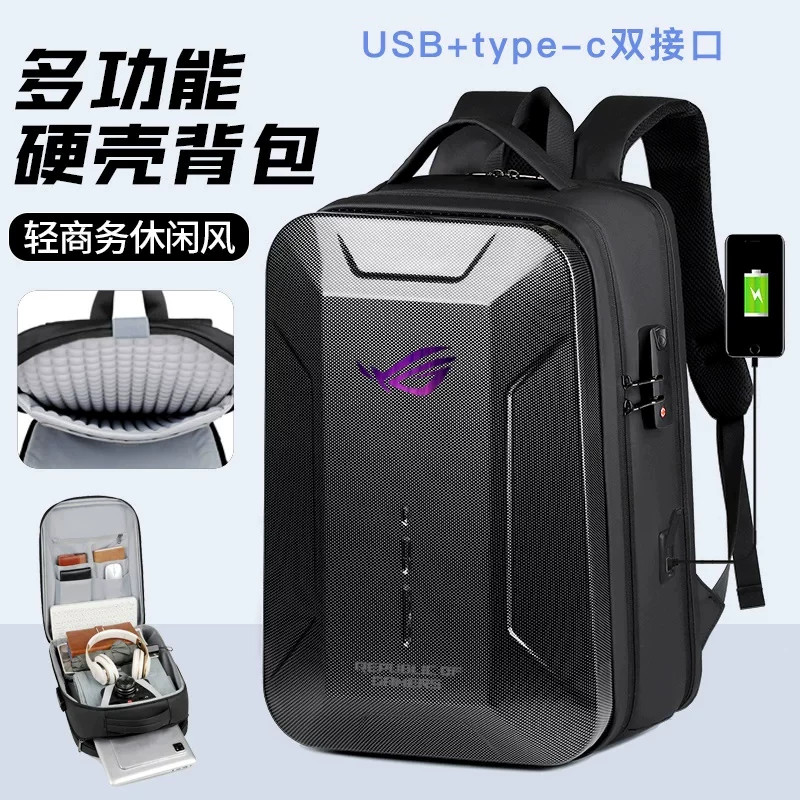 适用于ROG枪神10/9/8 Plus超竞版16寸/18寸电脑包冰刃7双屏魔霸新锐10Plus17.3寸笔记本双肩背包大容量书包