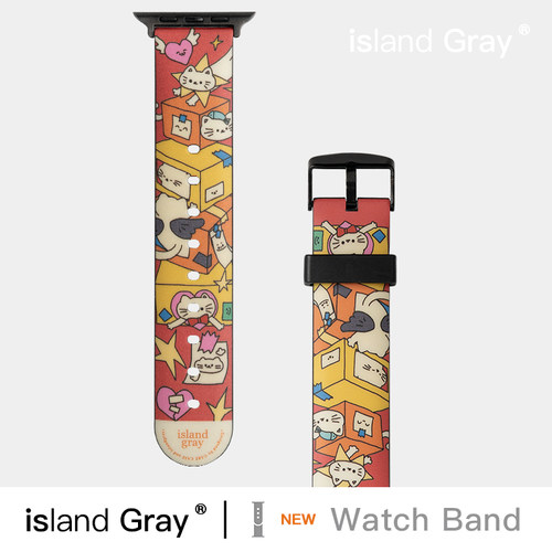 islandgray猫咪盒子表带