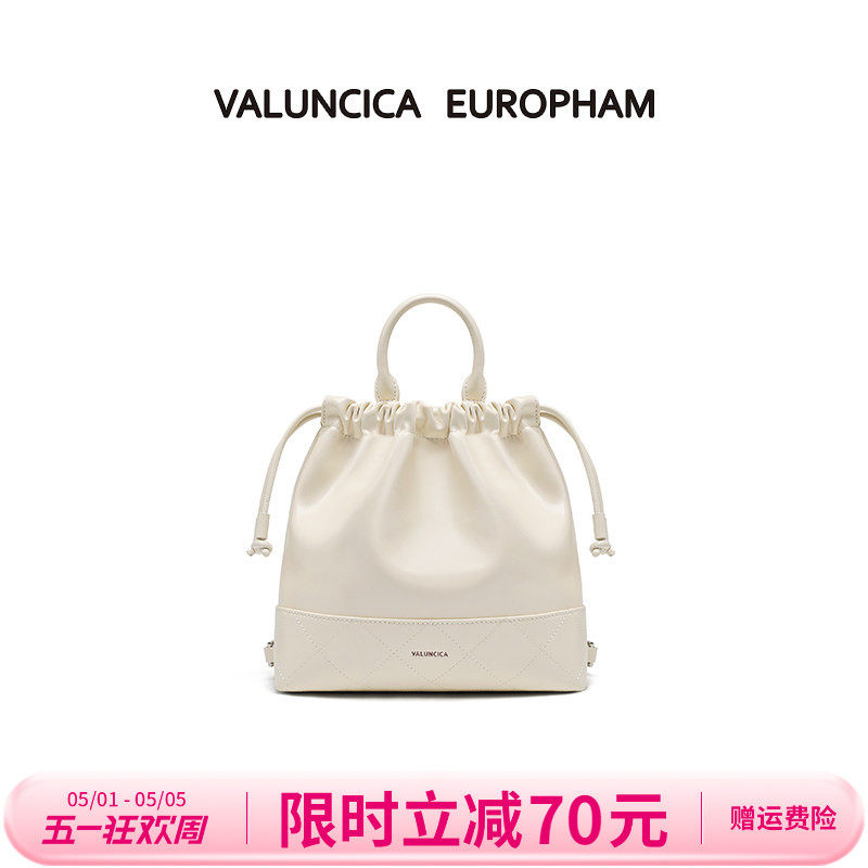 Valuncica/华伦西亚流浪包新款软牛皮斜挎手提包大容量双肩包包女