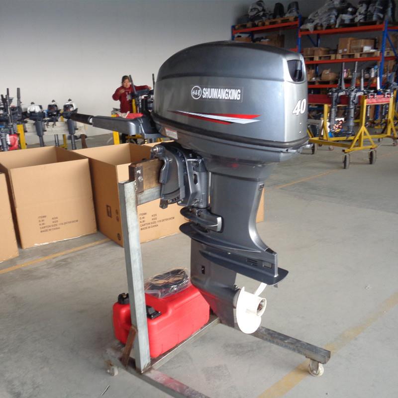 3米5米冲锋舟挂桨机 汽油船用船挂机船尾机 时速30公里汽油舷外机