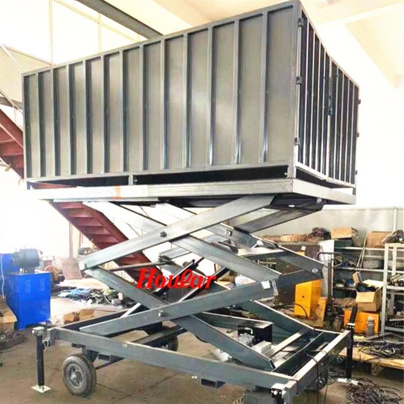 hoular养猪升降平台定大型卸猪台养殖装卸平台生猪周转升降机