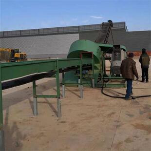 大型竹子净片机 树皮竹木杂木破碎机 无尘木材锯末粉碎机