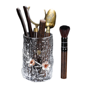 玻璃茶道配件功夫茶具喝茶工具茶洗茶刀茶刷养壶笔刷子六君子配件