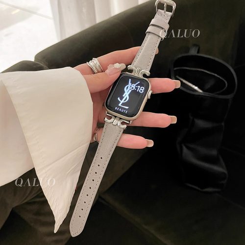 QALUO凯旋门皮质适用iwatch表带