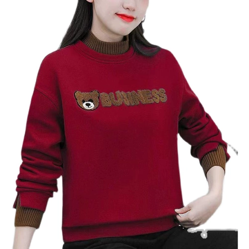 Утепленная толстовка, с медвежатами, коллекция 2022