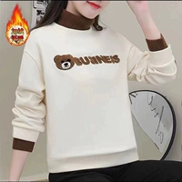 Белая флисовая высококачественная толстовка