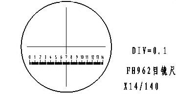 目镜分划板测微尺显微镜