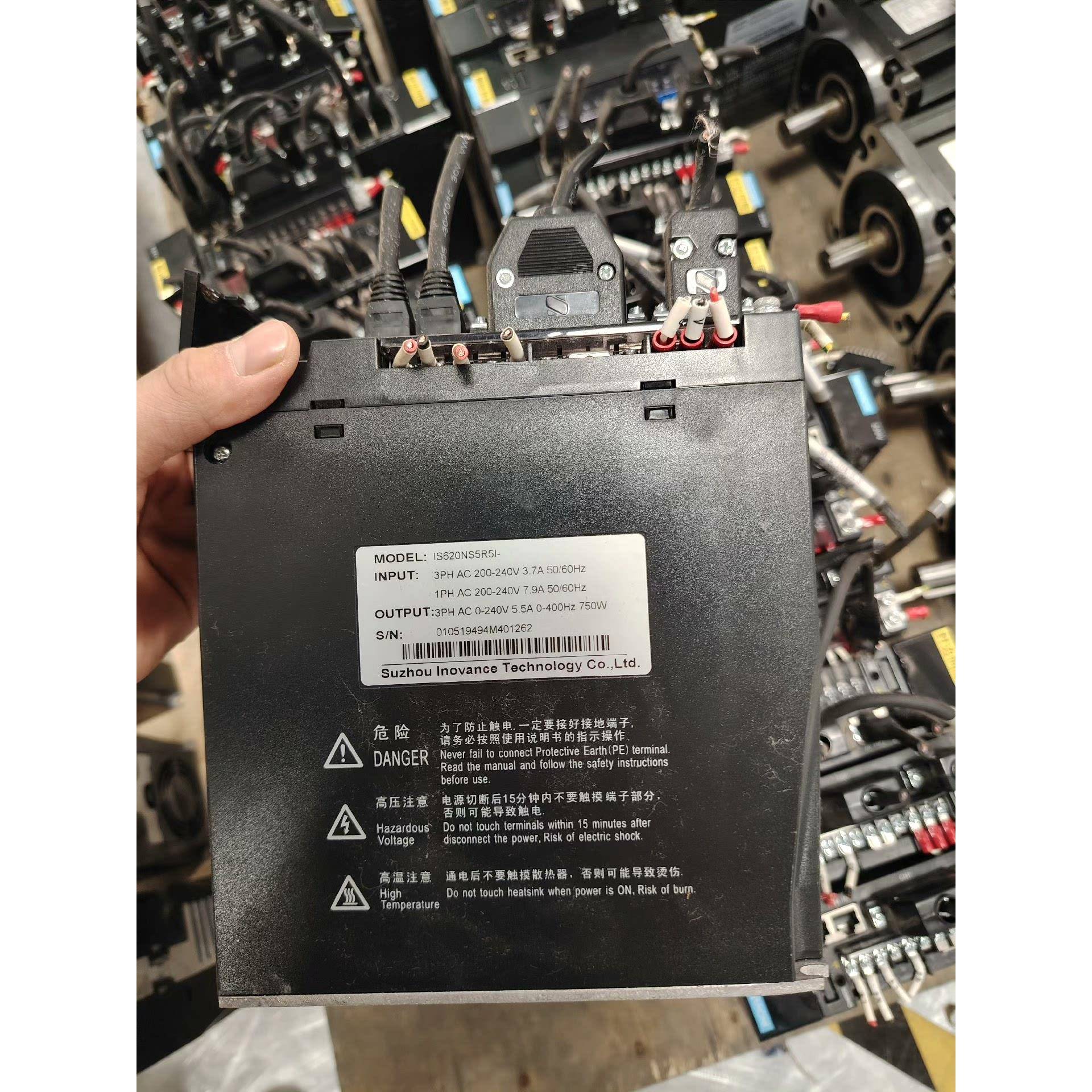 汇川伺服IS620NS5R5I MS1H1-75B30CB-