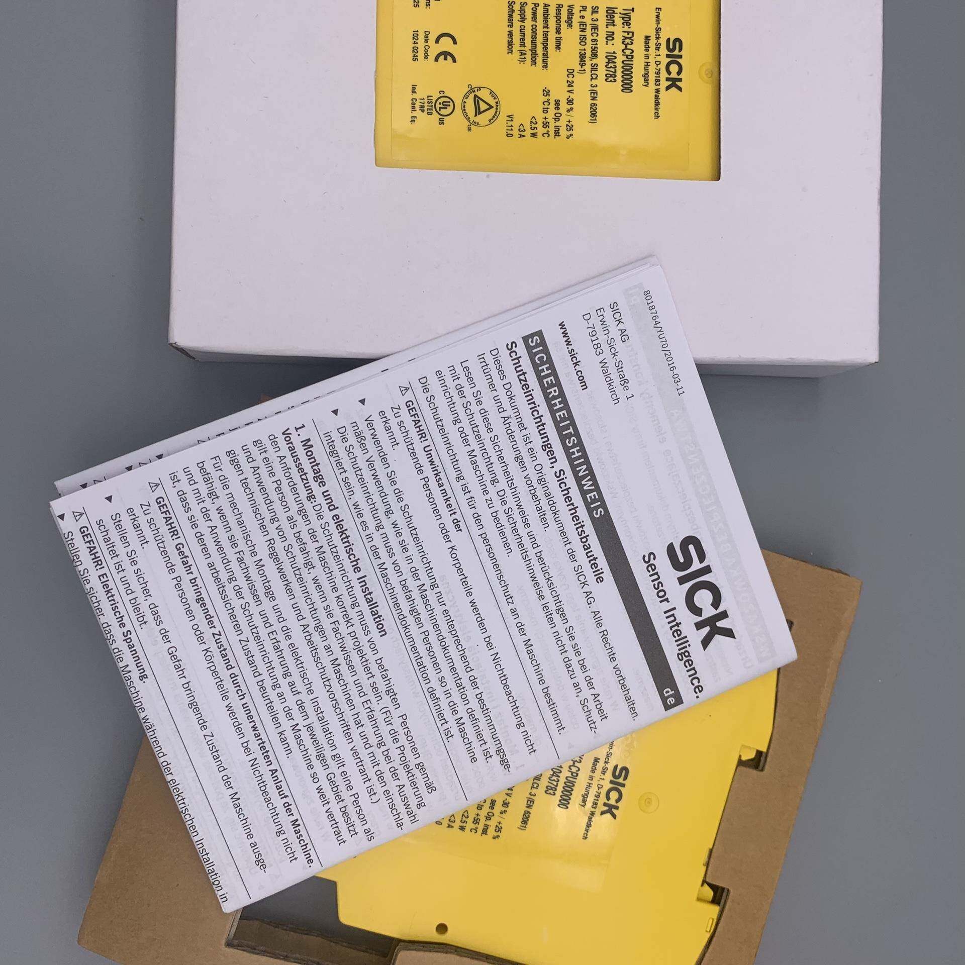 SICK 西克  FX3-CPU000000/10