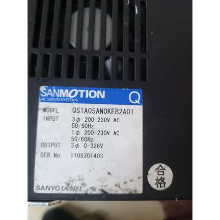 QS1A05AN0KEB2A01三洋伺服驱动器质量好的