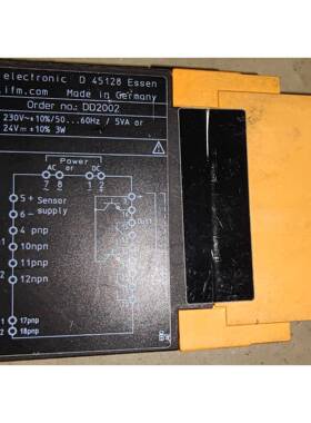 IFM数据速度监视器 DD2002，FR-2,成