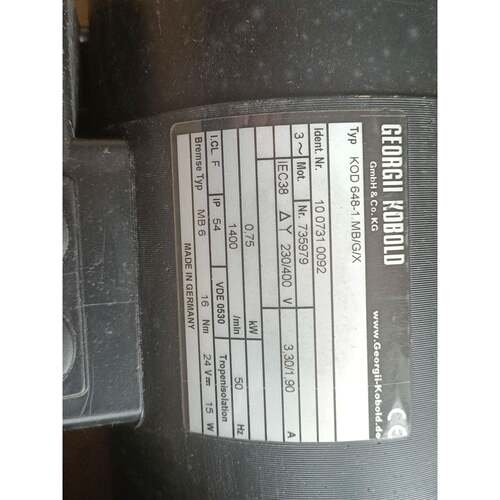 GEORGII KOBOLD电机，KOD 648-1MB/