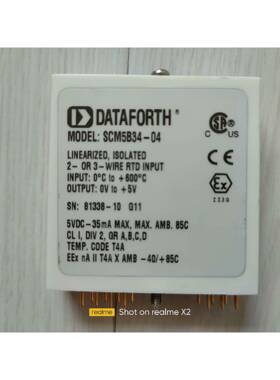 DATAFORTH的SCM5B34-04温度RTD模块，IN