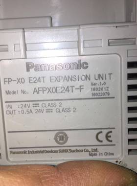 PLC输入输模块，AFPX0E24T-F，
