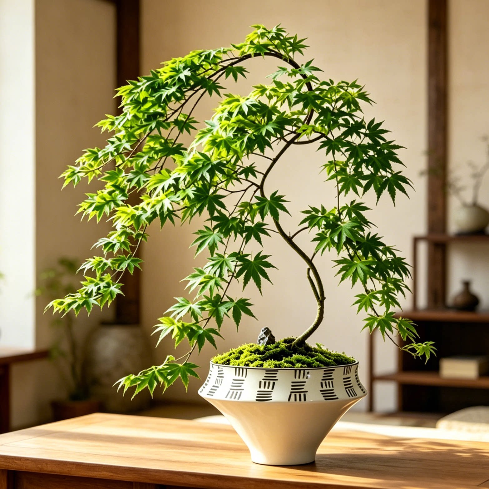 流泉枫盆栽植物造型花卉图片