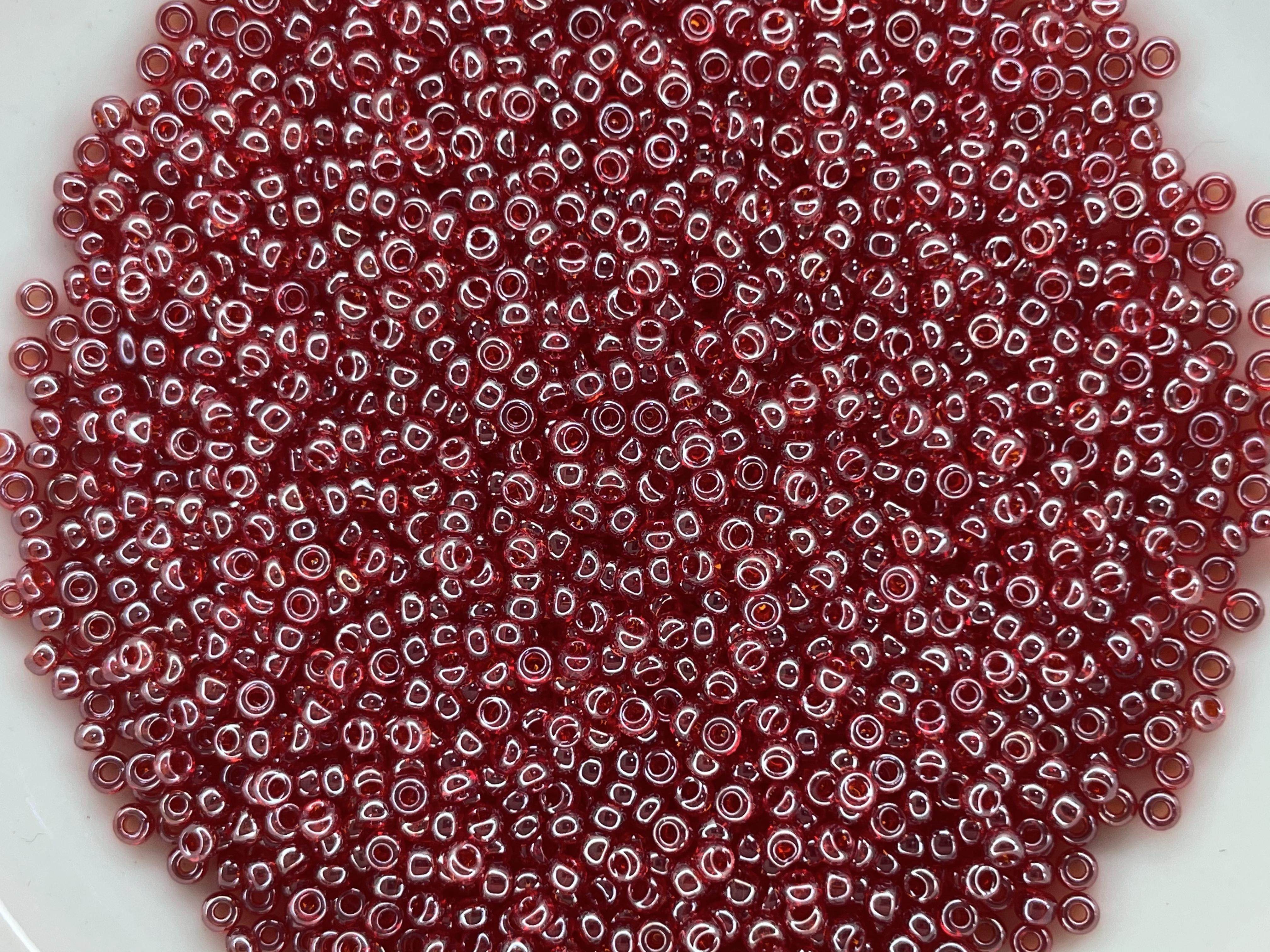 发夹项链手链配件diy库存toho东宝进口米珠深红2mm