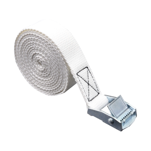 压扣白色涤棉捆绑带瑜珈练习带学生被子床垫衣服书籍收纳整理固定