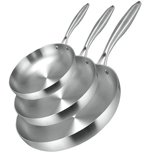 304 Stainless Steel Frying Pan, NonStick Pan Fried Steak Pot