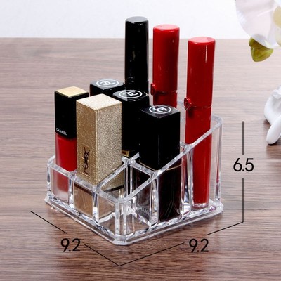e Lipstick Storage Box Acrylic Makeup Organizer Storage Case