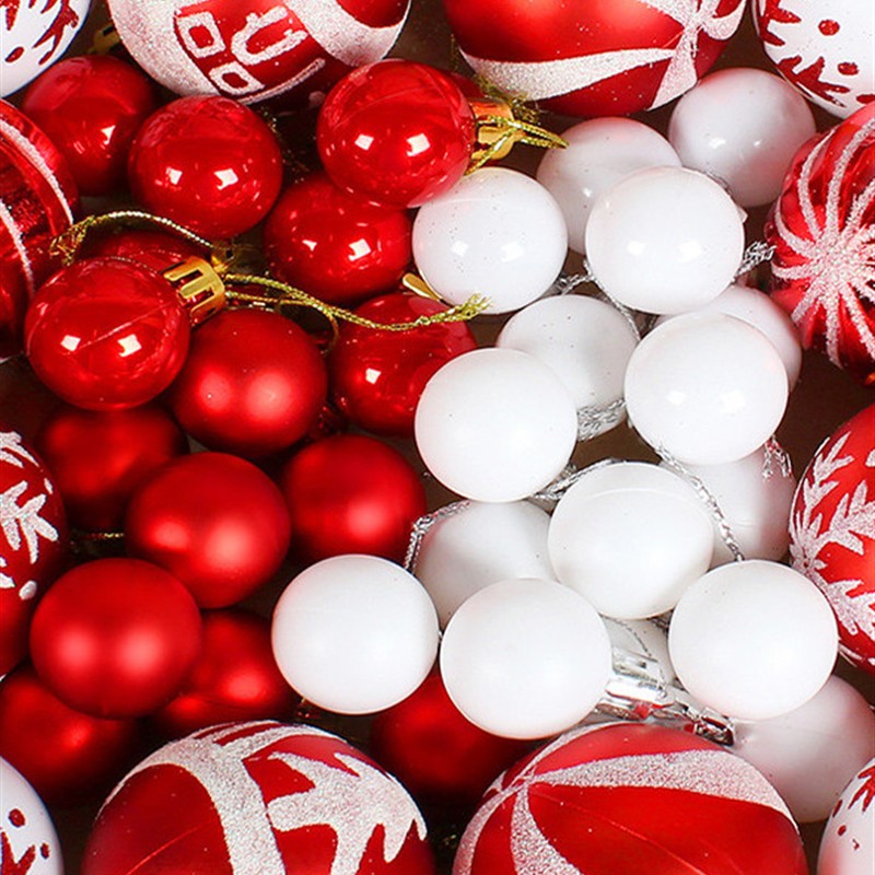 Christmas Decoration Ball Set: Colorful Ball Ornament