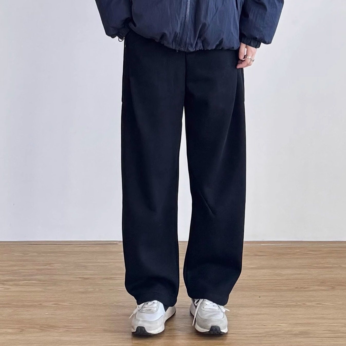 SIIIEND日系简约风宽松抽绳松紧直筒卫裤加绒男休闲百搭运动长裤,男装,卫裤,淘宝优惠券,粉丝福利购,淘宝优惠卷