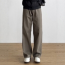 SIIIEND春季日系简约复古基础美拉德风直筒阔腿宽松男休闲裤