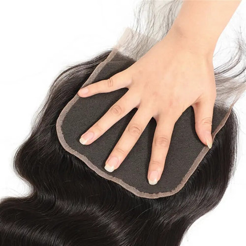 Swiss Lace Transparent Lace Frontal Closure 13x6 7x7透明发块