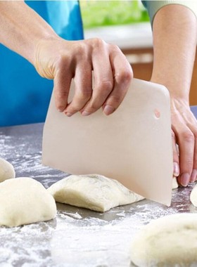 1PC Baking Pastry Tools Plastic Spatula Dough Scraper Plain