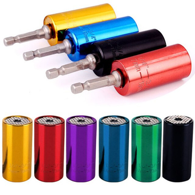 Torque Wrench Head Set Ratchet Socket 7-19mm Power Drill Ada