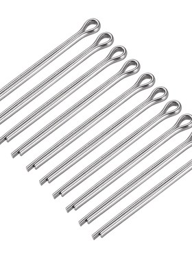 10Pcs Split Cotter Pin - 5mm x 70mm 304 Stainless Steel 2-Pr