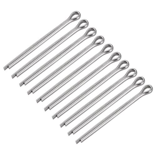 10Pcs Split Cotter Pin - 5mm x 70mm 304 Stainless Steel 2-Pr