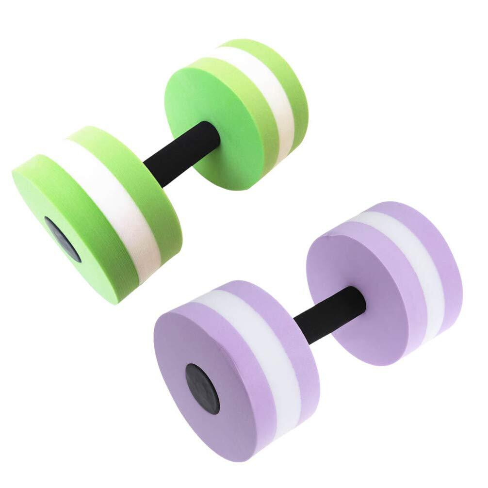 1 Pair Floating Water Dumbbell Aquatic EVA Barbell Aqua