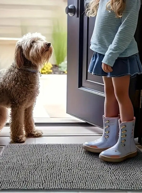 Dog Door Mat Dog Mud Mat For Muddy Paws Absorbs Moisture And