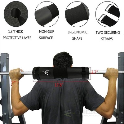 Barbell Squat Pad Set with Ankle Strap and Hip Band for Hip