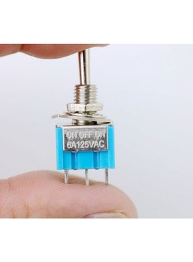 5pcs MTS-203 3 Position 2P2T DPDT ON-OFF-ON 6 Miniature Mini