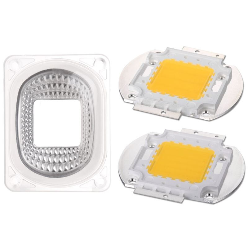 LED Lens Reflector For COB LED Lamps Include: PC Lens + Refl