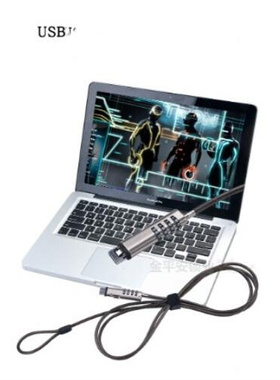New Style USB Notebook Laptop Combination Lock Security Cabl