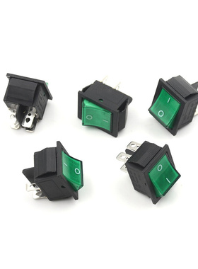 5PCS 4 Pin Lamp ON/OFF 2 Position DPST Rocker Switch 16A/250