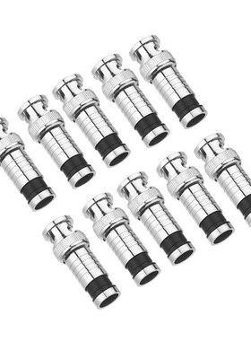10 pcs BNC Compression Connector for Coax RG59 Cable  Ca