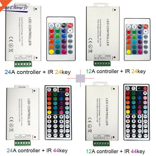 12A 24A 144W 288W 24key 44key DC12-24V IR wireles Remote Le