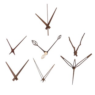 1 set Wooden pointers DIY creative wall clock hands 10 12 in