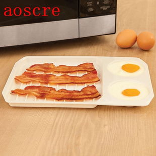 1 Pcs Kitchen Microwave Bacon Cooker Bacon Maker Microwave E