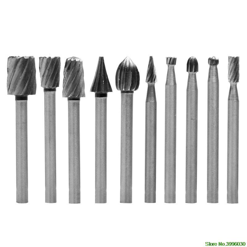 10pcs Rotary File Electric Grinding Polishing Head Engraving