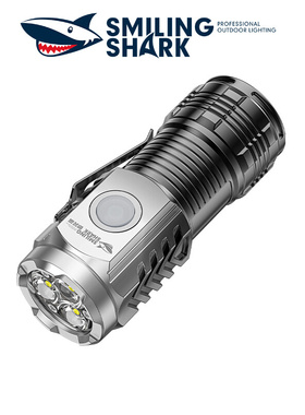 Mini LED lamp beads super bright flashlight three-eye